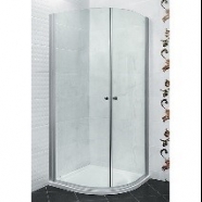 SBA Tuš kabina polukružna 90x90x195cm, 6mm staklo, bez profila