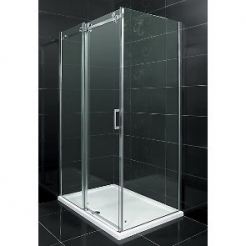 SBA Tuš kabina 120x80x195cm i 100x80x195cm, 8mm staklo, hrom klizač