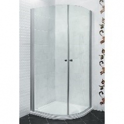 SBA Tuš kabina polukružna 90x90x195cm, 6mm staklo, bez profila