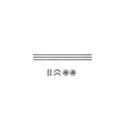 Šipka za zavesu-ugaona (hrom)