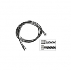 tuš crevo biflex crno/hrom 1.5 m